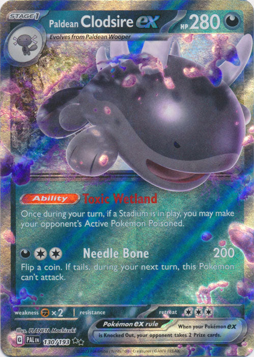 Paldean Clodsire ex : PALDEA EVOLVED - 130/193 - Lockett Labs UK