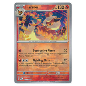 Flareon : PRISMATIC EVOLUTIONS (Pokeball Reverse holo) - 013/131