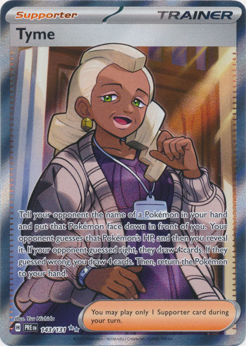 Tyme : PRISMATIC EVOLUTIONS - 143/131