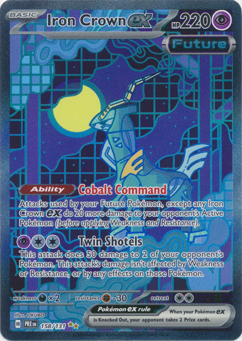 Iron Crown ex : PRISMATIC EVOLUTIONS - 158/131 - Lockett Labs UK