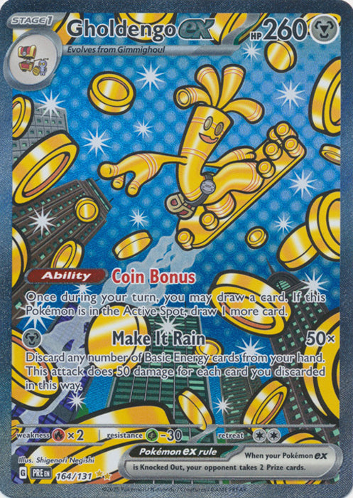 Gholdengo ex : PRISMATIC EVOLUTIONS - 164/131 - Lockett Labs UK