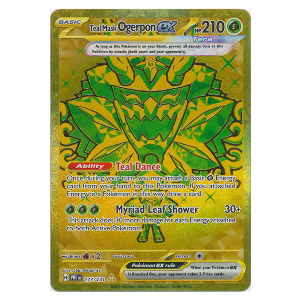 Teal Mask Ogerpon ex : PRISMATIC EVOLUTIONS - 177/131