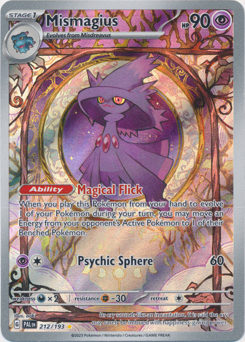 Mismagius : PALDEA EVOLVED - 212/193 - Lockett Labs UK