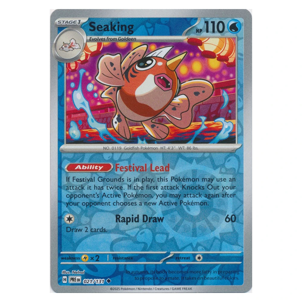 Seaking : PRISMATIC EVOLUTIONS (Reverse holo) - 021/131