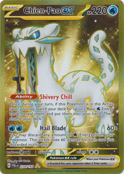 Chien-Pao ex : PALDEA EVOLVED - 274/193
