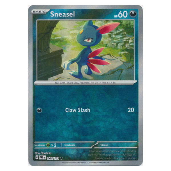 Sneasel : PRISMATIC EVOLUTIONS (Masterball Reverse holo) - 061/131
