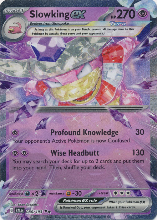 Slowking ex : PALDEA EVOLVED - 086/193