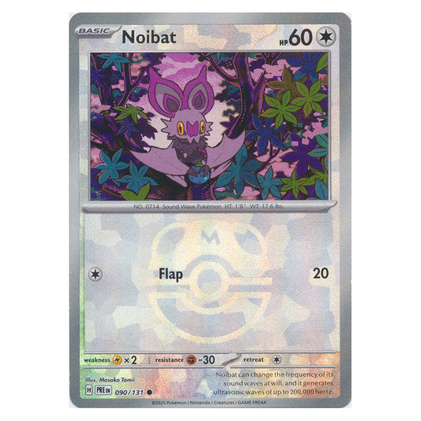 Noibat : PRISMATIC EVOLUTIONS (Masterball Reverse holo) - 090/131