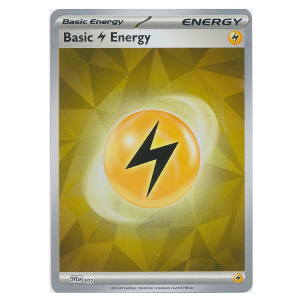 Basic Lightning Energy : PRISMATIC EVOLUTIONS (Reverse holo) - SVE012