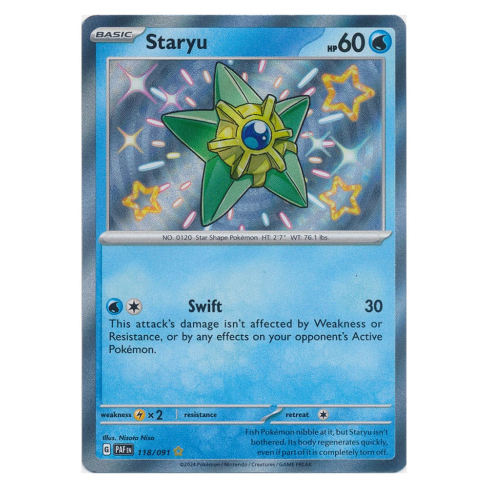 Staryu : PALDEAN FATES - 118/091