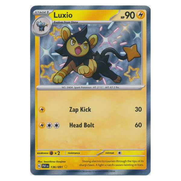 Luxio : PALDEAN FATES - 136/091