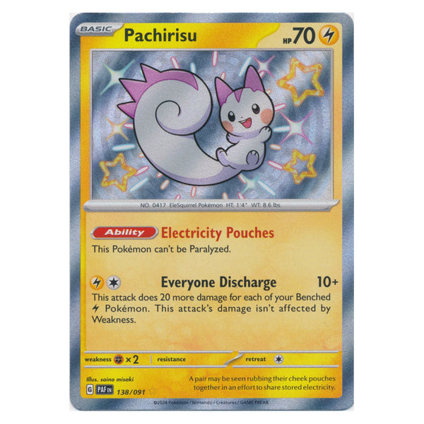 Pachirisu : PALDEAN FATES - 138/091