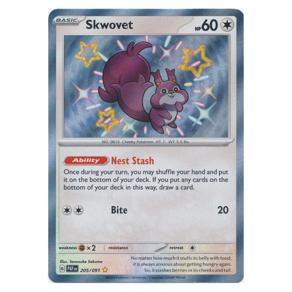 Skwovet : PALDEAN FATES - 205/091