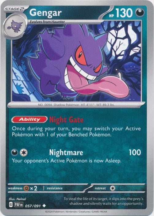 Gengar : PALDEAN FATES - 057/091