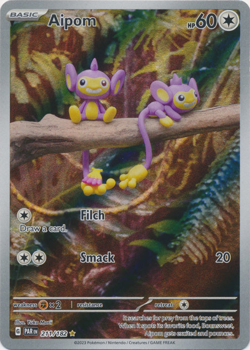 Aipom : PARADOX RIFT - 211/182 - Lockett Labs UK