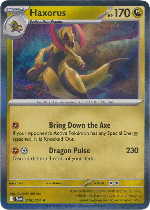 Haxorus : SHROUDED FABLE (Holo) - 046/064 - Lockett Labs UK