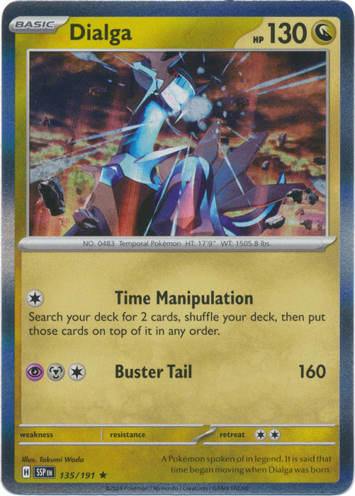 Dialga : SURGING SPARKS (Holo) - 135/191 - Lockett Labs UK