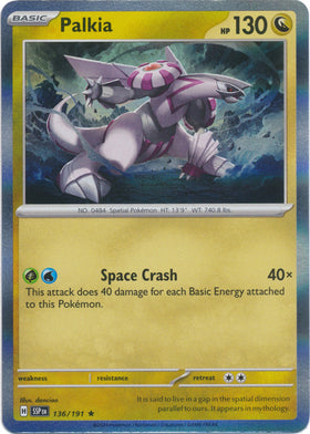 Palkia : SURGING SPARKS (Holo) - 136/191