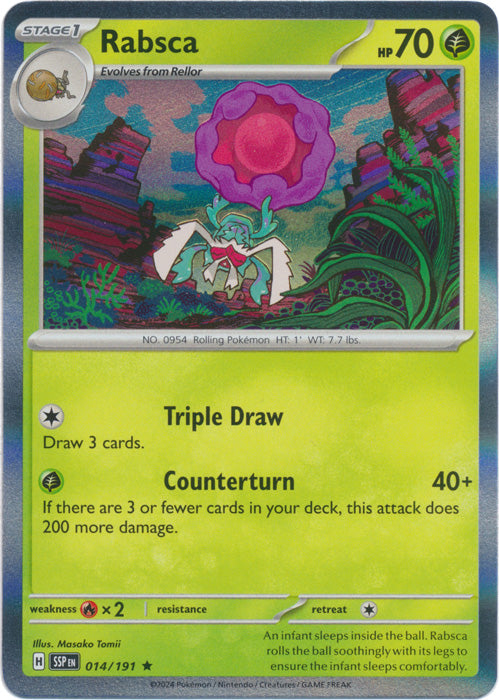 Rabsca : SURGING SPARKS (Holo) - 014/191