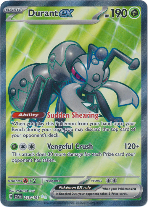 Durant ex : SURGING SPARKS - 215/191 - Lockett Labs UK