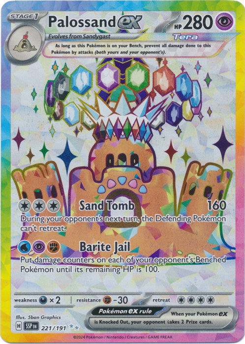 Palossand ex : SURGING SPARKS - 221/191 - Lockett Labs UK