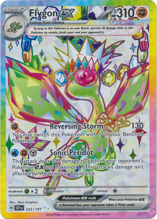 Flygon ex : SURGING SPARKS - 222/191