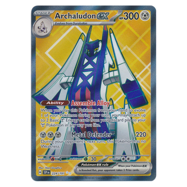 Archaludon ex : SURGING SPARKS - 224/191