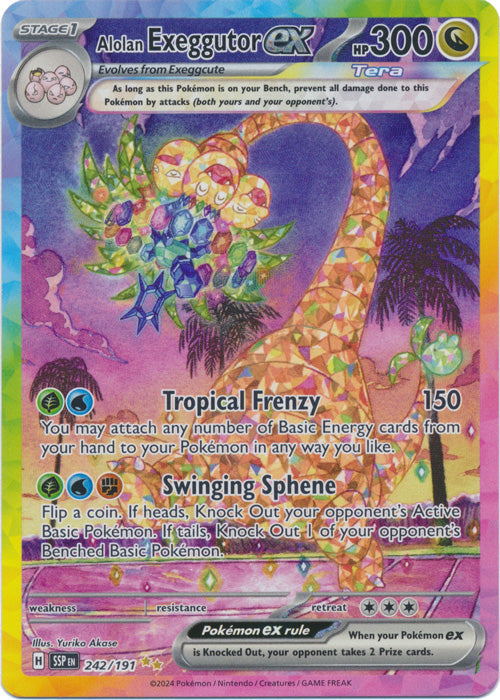 Alolan Exeggutor ex : SURGING SPARKS - 242/191 - Lockett Labs UK