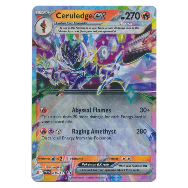 Ceruledge ex : SURGING SPARKS - 036/191
