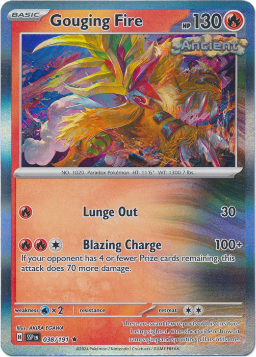 Gouging Fire : SURGING SPARKS (Holo) - 038/191