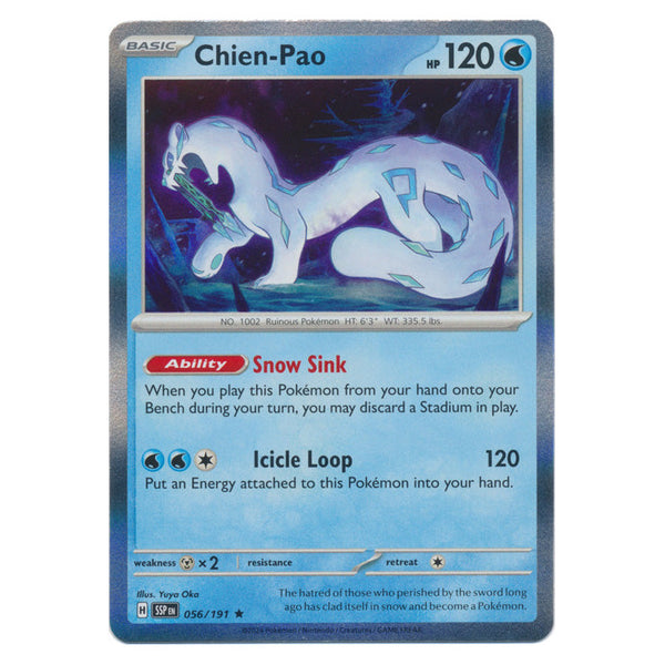 Chien-Pao : SURGING SPARKS (Holo) - 056/191