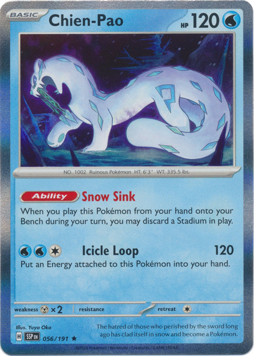 Chien-Pao : SURGING SPARKS (Holo) - 056/191