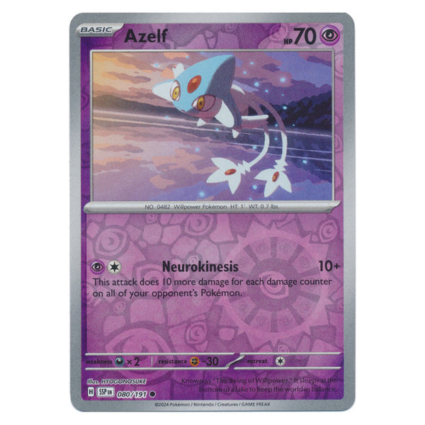 Azelf : SURGING SPARKS (Reverse holo) - 080/191