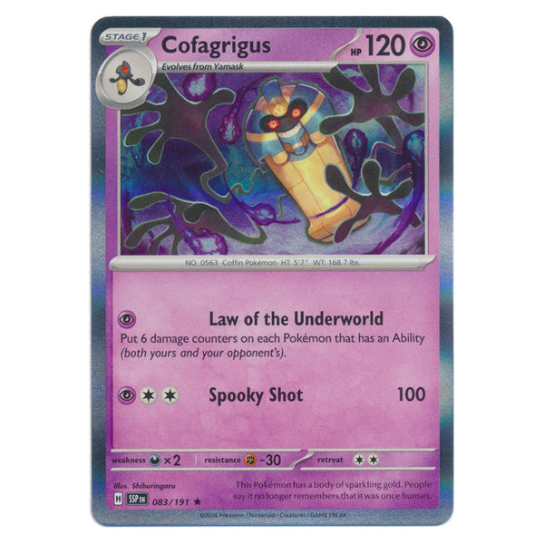 Cofagrigus : SURGING SPARKS (Holo) - 083/191