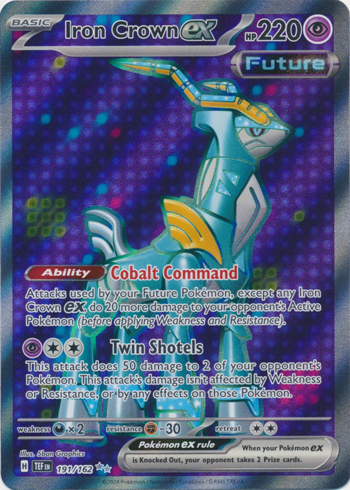 Iron Crown ex : TEMPORAL FORCES - 191/162 - Lockett Labs UK