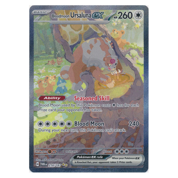 Bloodmoon Ursaluna ex : TWILIGHT MASQUERADE - 216/167
