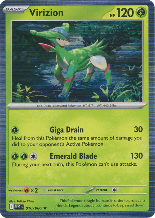 Virizion : WHITE FLARE (Holo) - 010/086