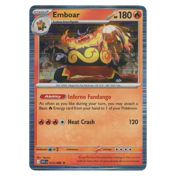 Emboar : WHITE FLARE (Holo) - 013/086