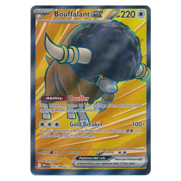Bouffalant ex : WHITE FLARE - 162/086
