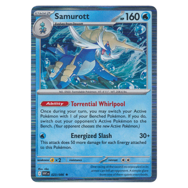 Samurott : WHITE FLARE (Holo) - 023/086