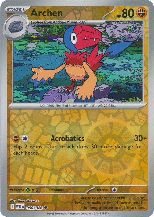 Archen : WHITE FLARE (Reverse holo) - 050/086