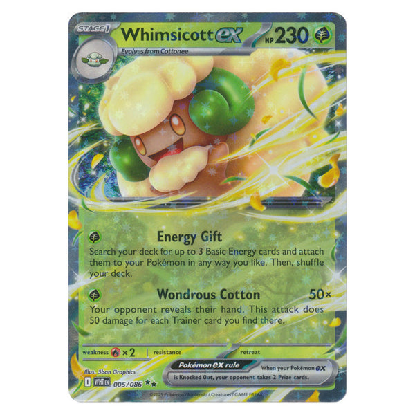 Whimsicott ex : WHITE FLARE - 005/086