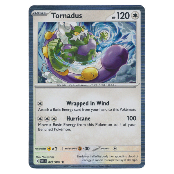 Tornadus : WHITE FLARE (Holo) - 078/086