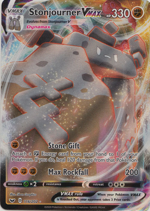 Stonjourner VMAX : SWORD & SHIELD BASE - 116/202