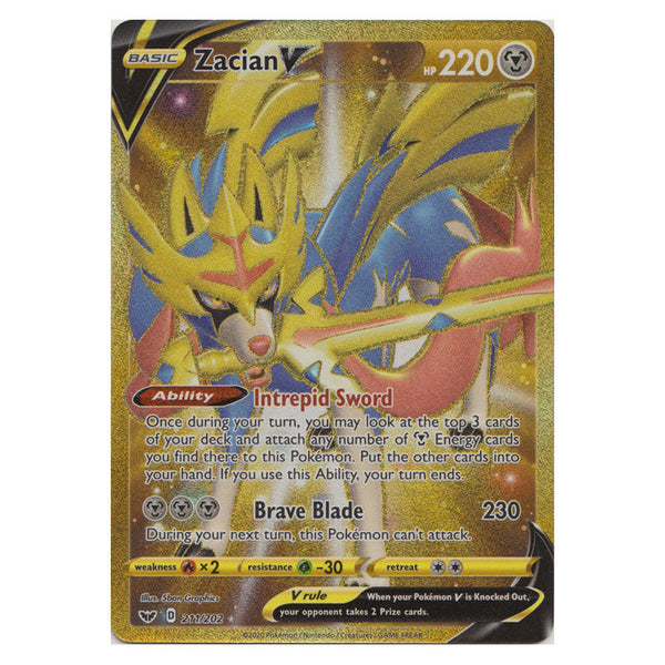 Zacian V : SWORD & SHIELD BASE - 211/202
