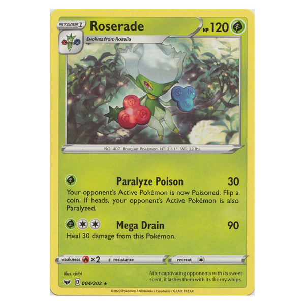 Roserade : SWORD  SHIELD BASE - 004/202