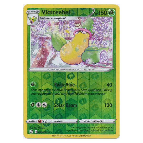 Victreebel : BATTLE STYLES (Reverse holo) - 003/163