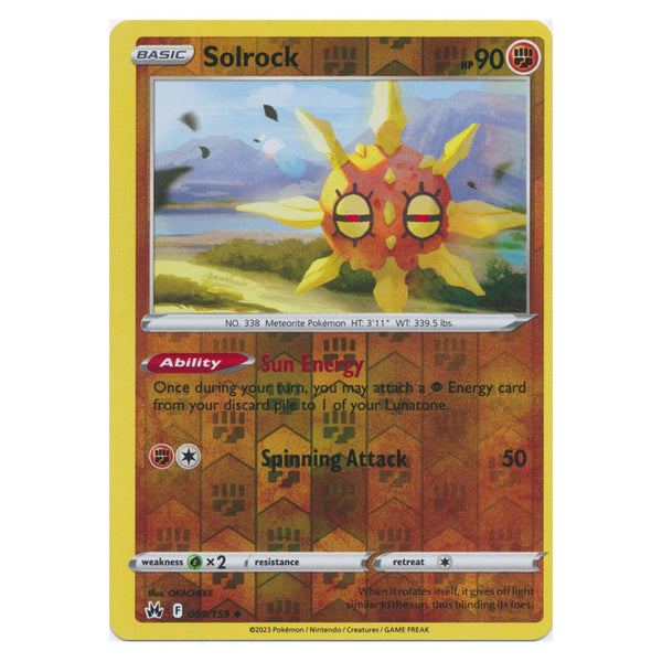 Solrock : CROWN ZENITH (Reverse holo) - 069/159