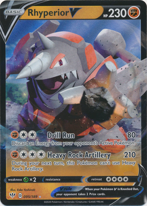 Rhyperior V : DARKNESS ABLAZE - 095/189 - Lockett Labs UK