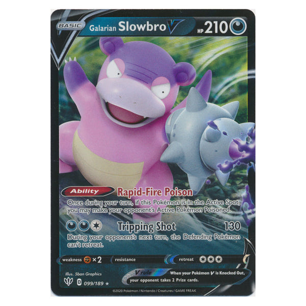 Galarian Slowbro V : DARKNESS ABLAZE - 099/189